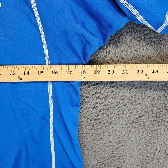 Watermen Rash‎ Guard Shirt Adult Size XL Blue Short Sleeve Instructor - Picture 3 of 8